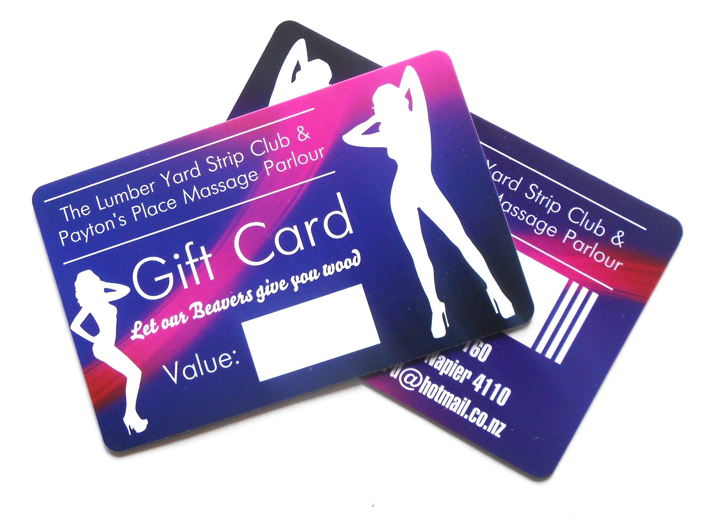 Plastic Gift Card Printing HG Cards